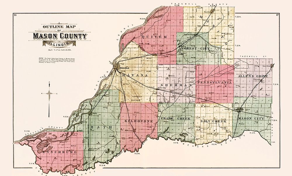 Mason Illinois - Ogle 1891