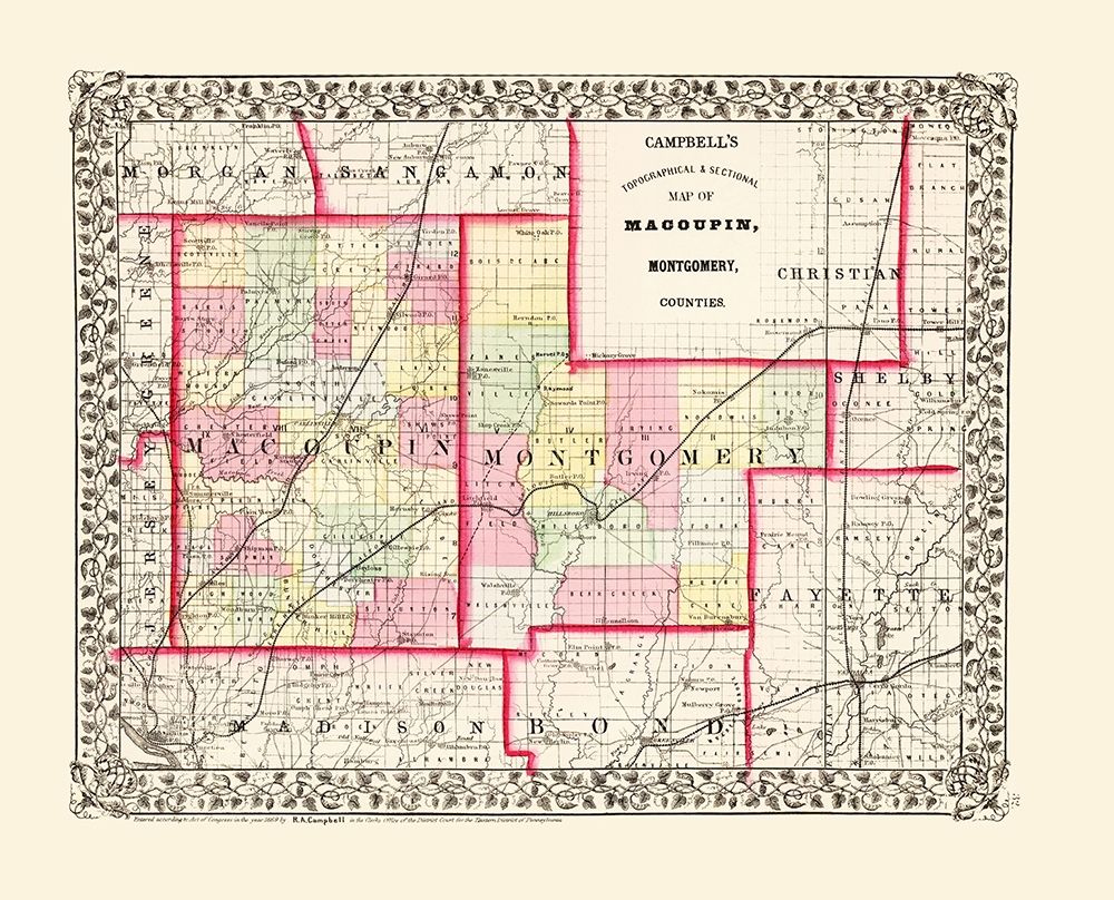 Montgomery  Macoupin Illinois - Campbell 1850