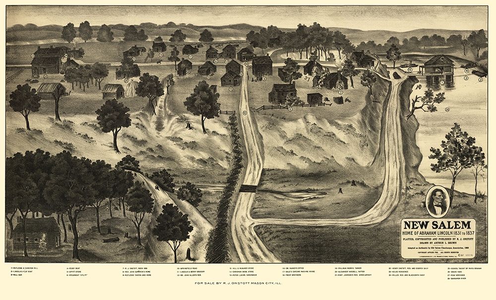 New Salem Illinois - Onstott 1909