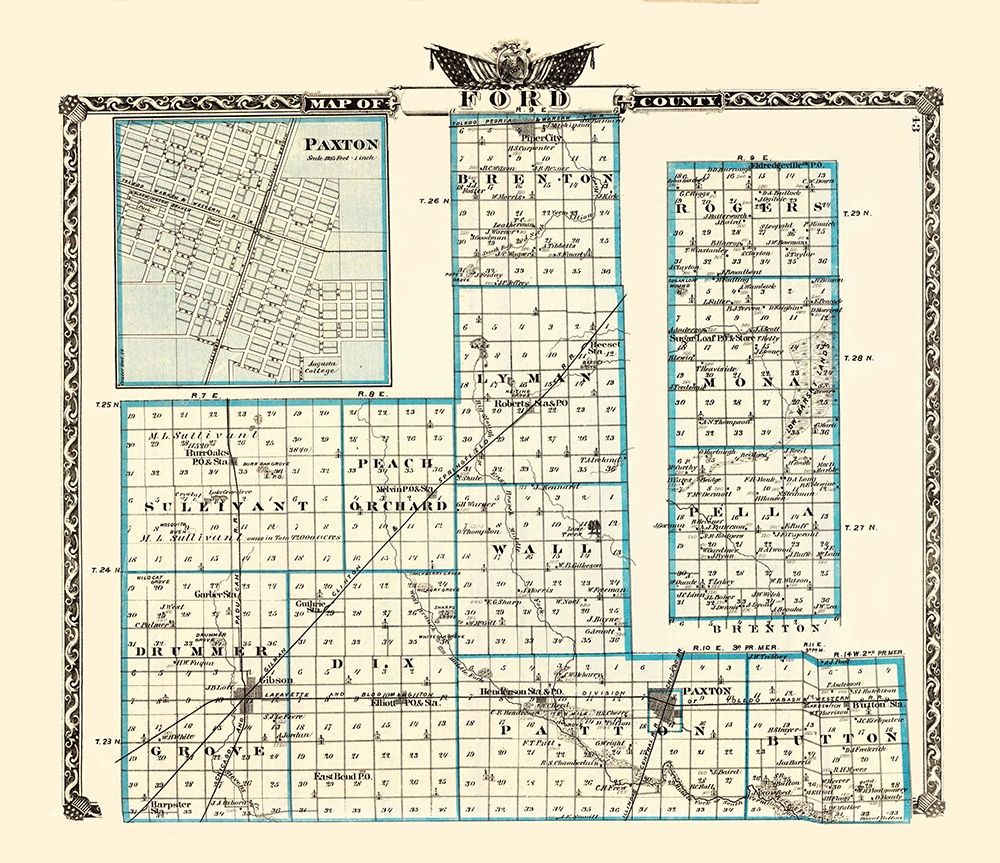 Ford Illinois Landowner - Warner 1870