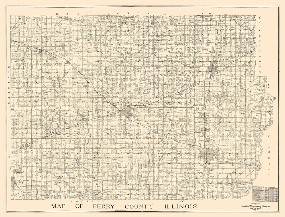 Perry County Illinois - Standard Engineering 1908