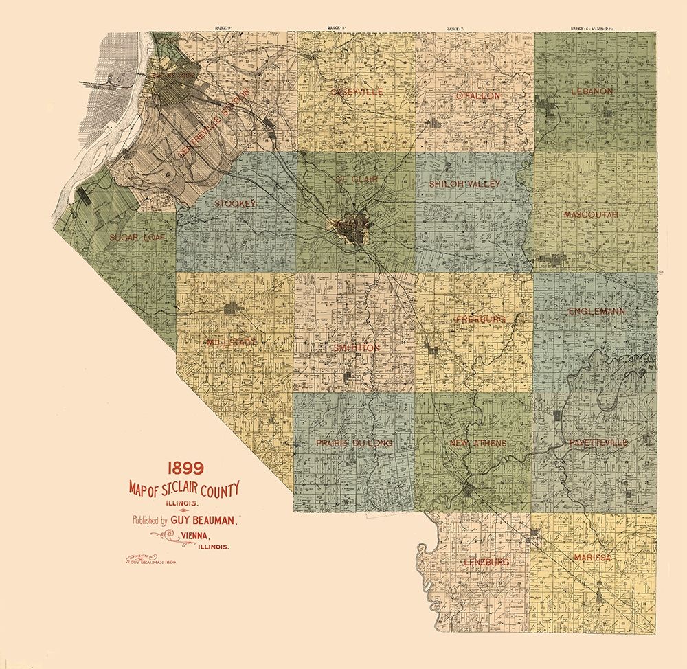 St Clair County Illinois - Beauman 1899