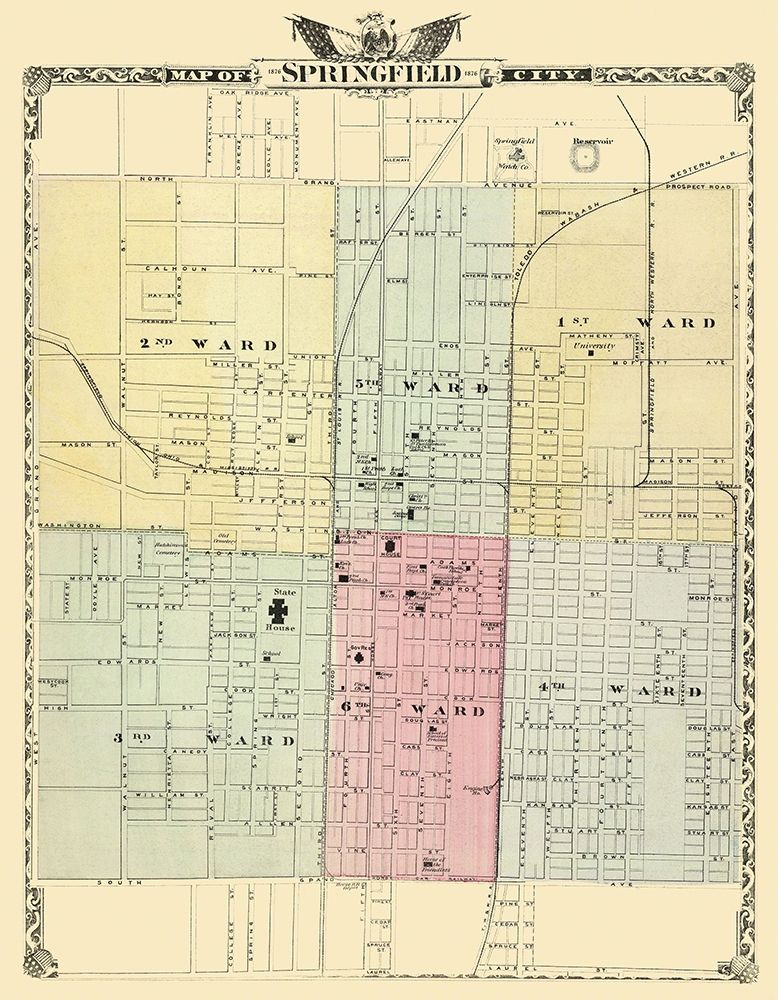 Springfield Illinois - Warner 1876