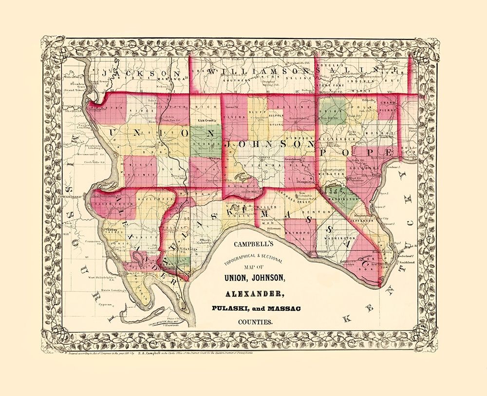 Union Johnson Alexander Pulaski Massac Illinois