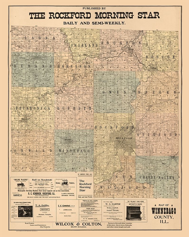 Winnebago County Illinois - Hixson 1902