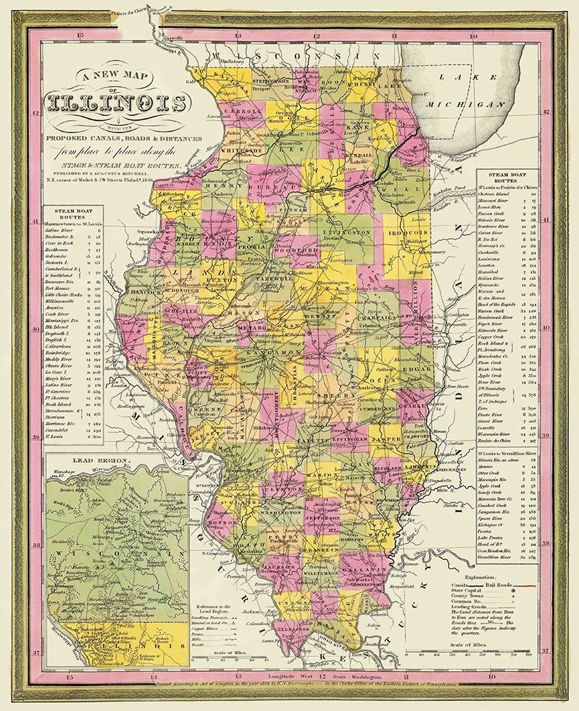 Illinois - Mitchell 1846
