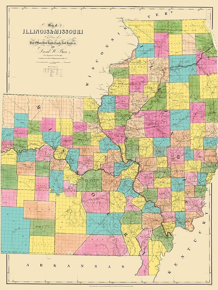 Illinois, Missouri - Burr 1839