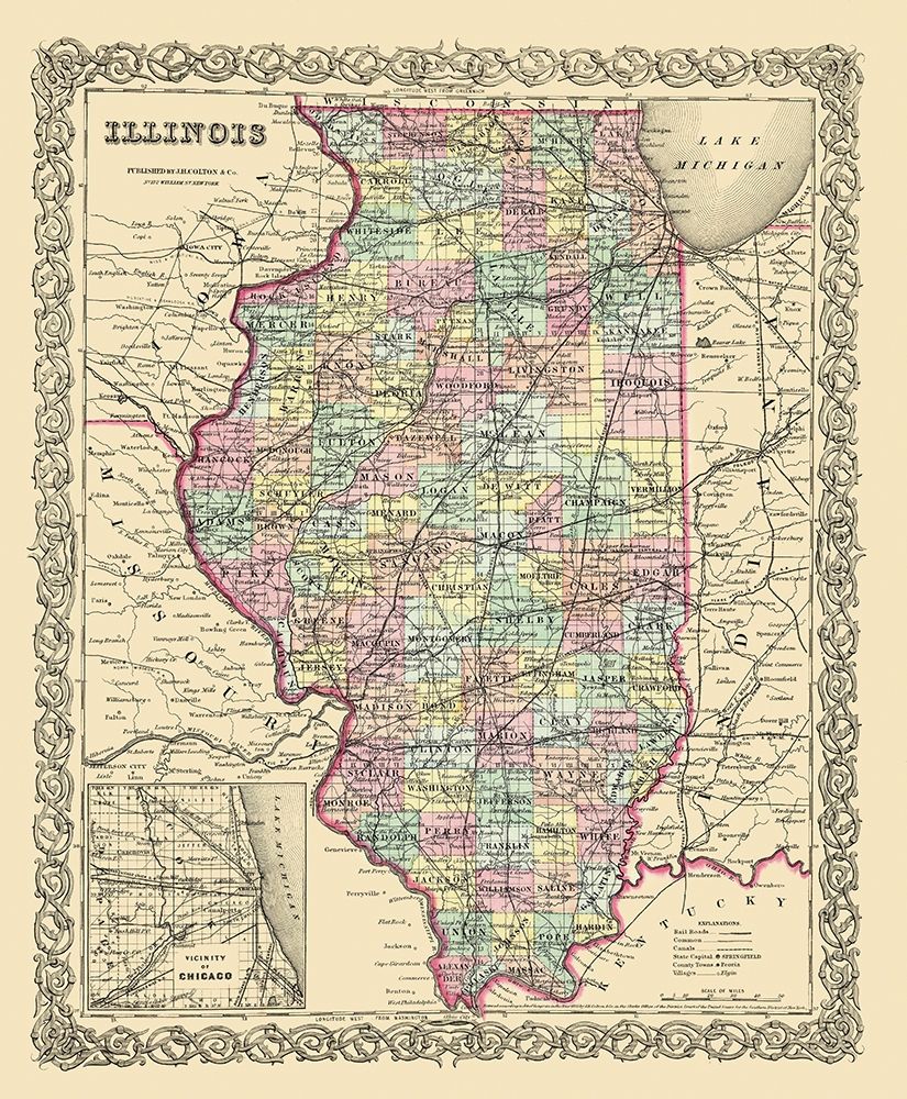 Illinois - Colton 1856