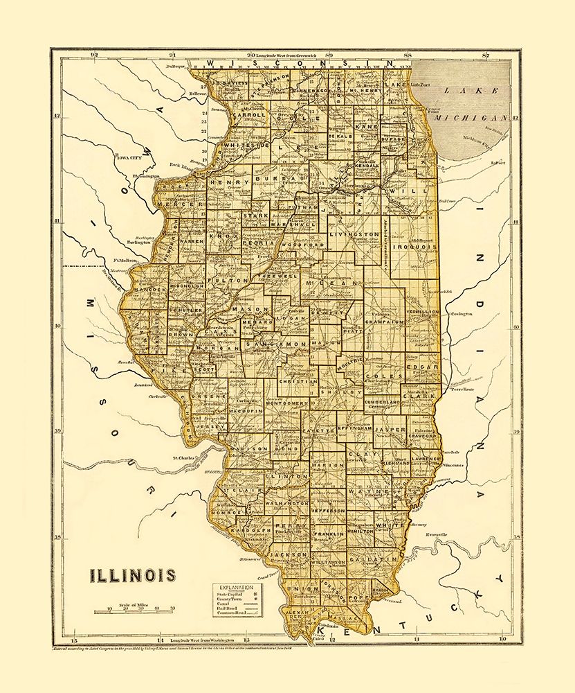 Illinois - Morse  1845