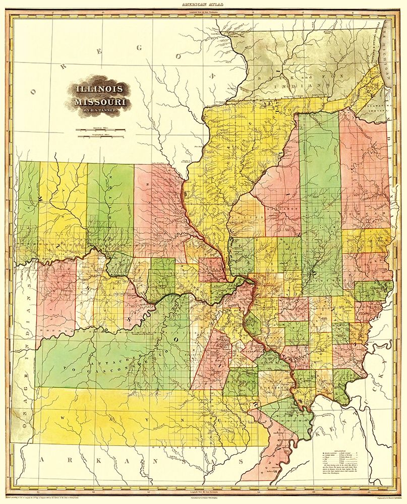 Illinois, Missouri - Tanner 1823