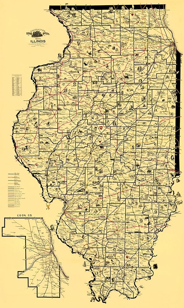 Railroad Routes - McEwen 1897