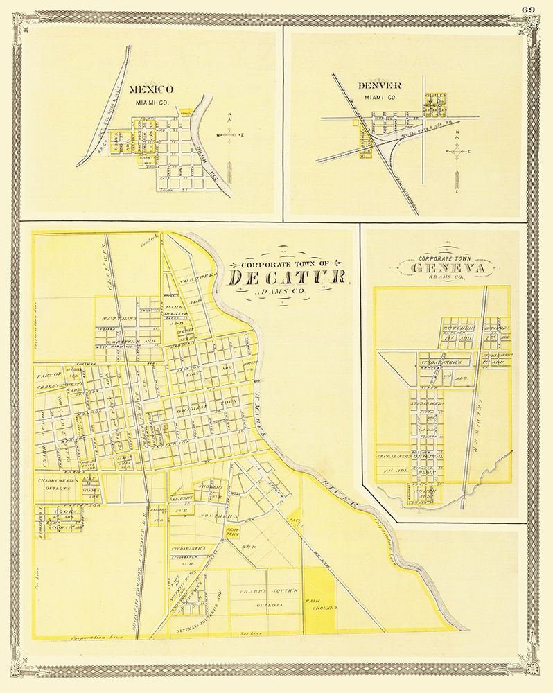 Decatur Indiana - Baskin 1876