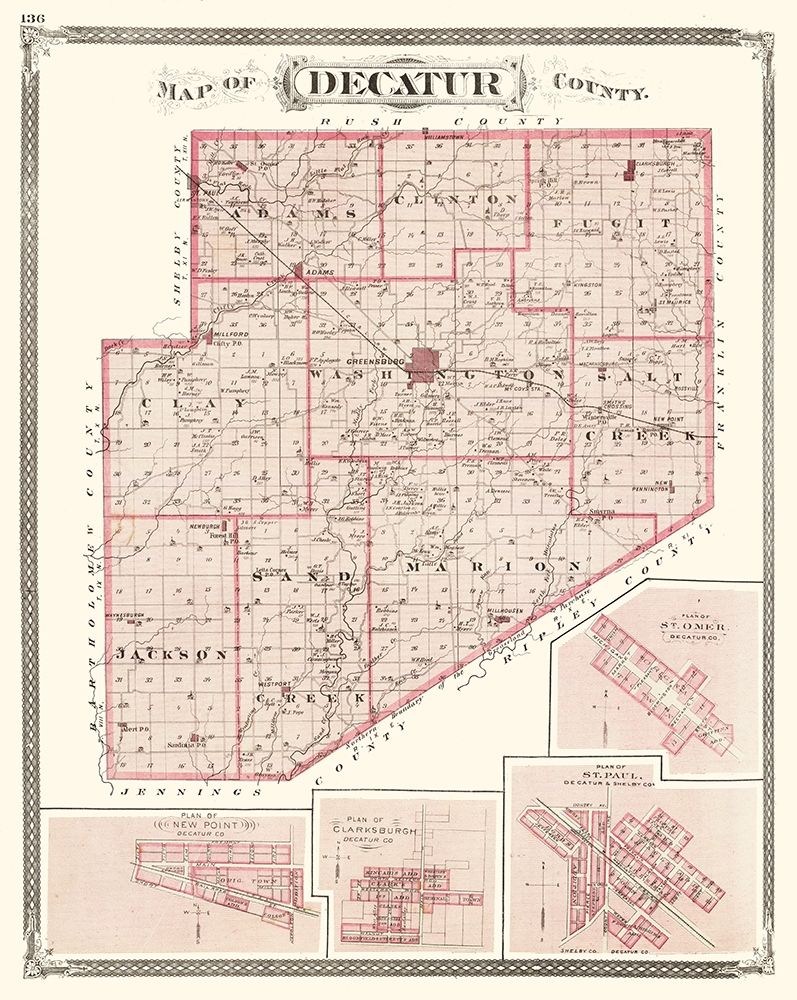 Decatur Indiana - Baskin 1876