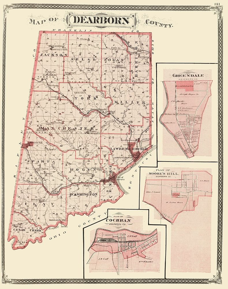 Dearborn Indiana - Baskin 1876