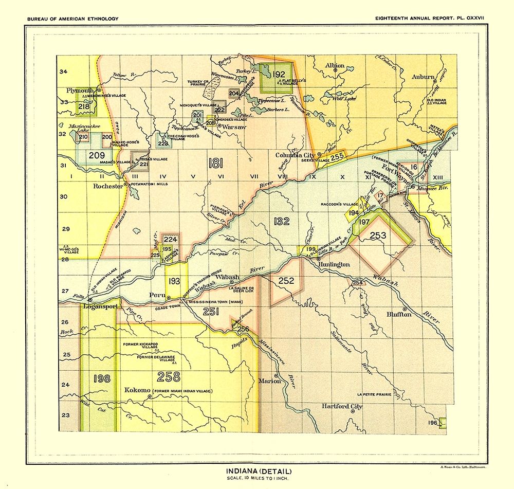 Indiana - Detail - Hoen 1896