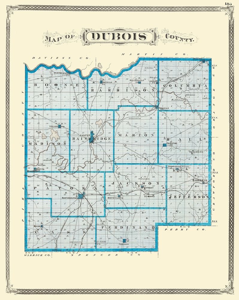 Dubois Indiana - Baskin 1876