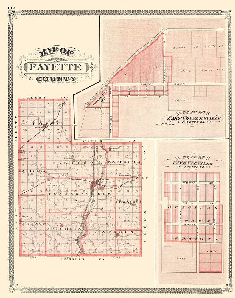 Fayette Indiana - Baskin 1876