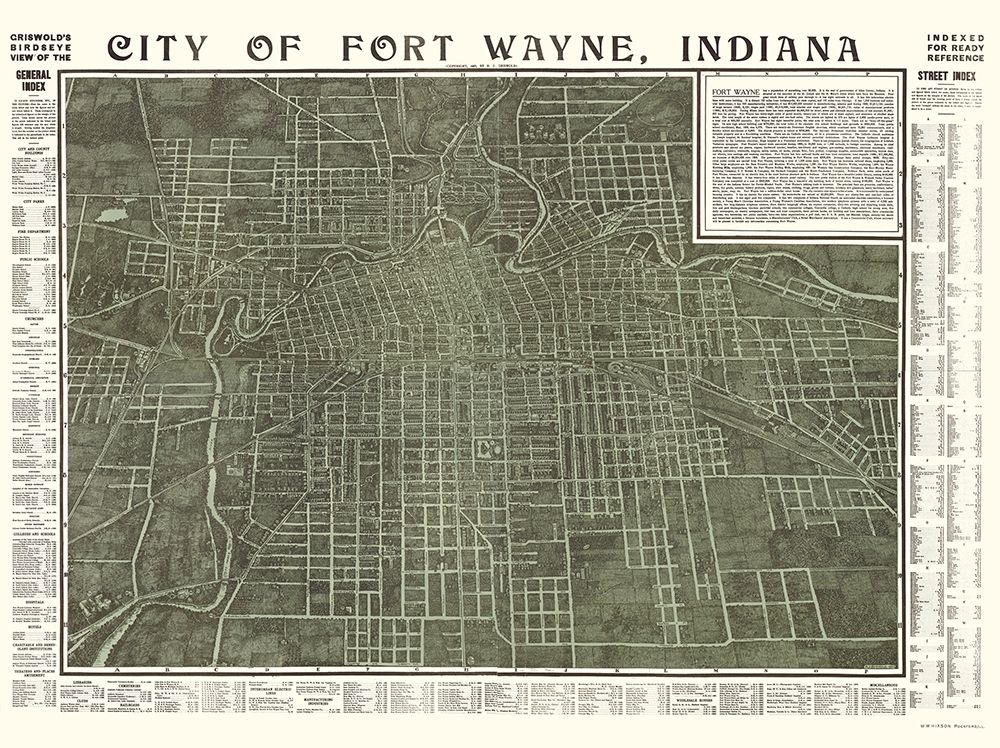 Fort Wayne Indiana - Hixson 1907