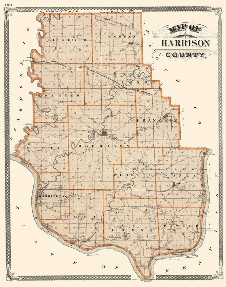 Harrison Indiana - Baskin 1876