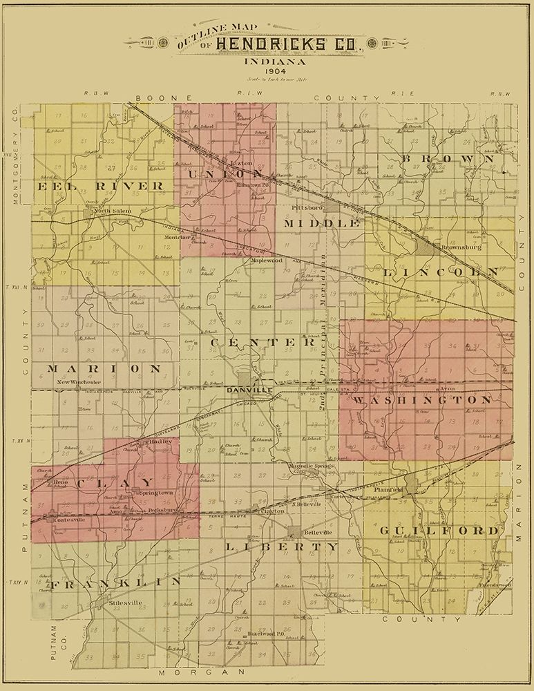 Hendricks Indiana - Ogle 1904