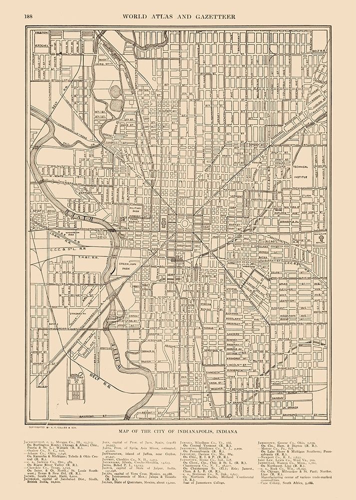 Indianapolis  Indiana - Reynold 1921
