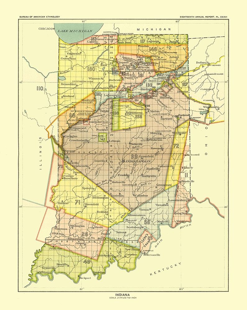 Indiana - Hoen 1896