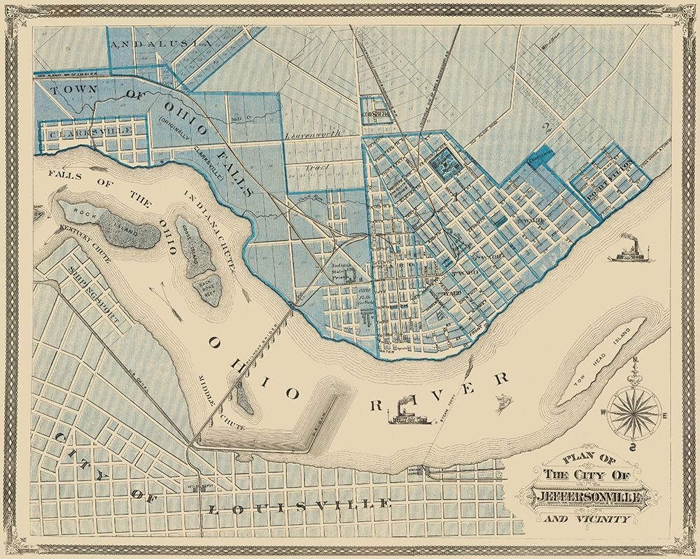 Jeffersonville Indiana - Baskin 1876