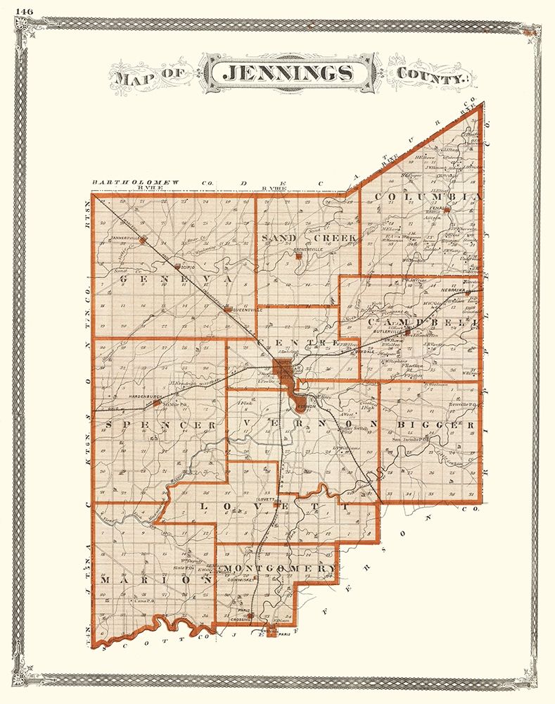 Jennings Indiana - Baskin 1876