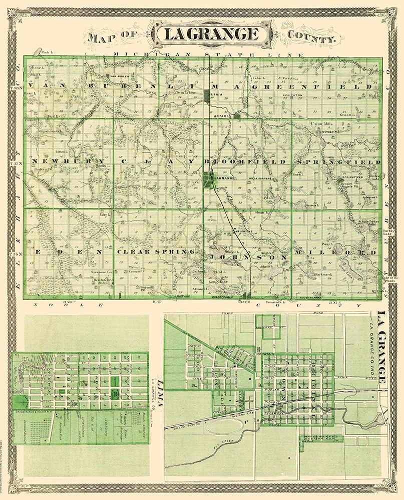 Lagrange Indiana - Andreas 1876