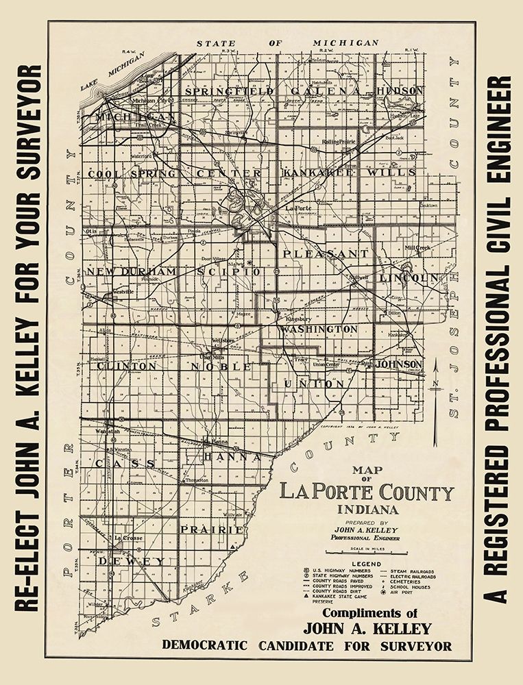La Porte Indiana - Kelley 1937