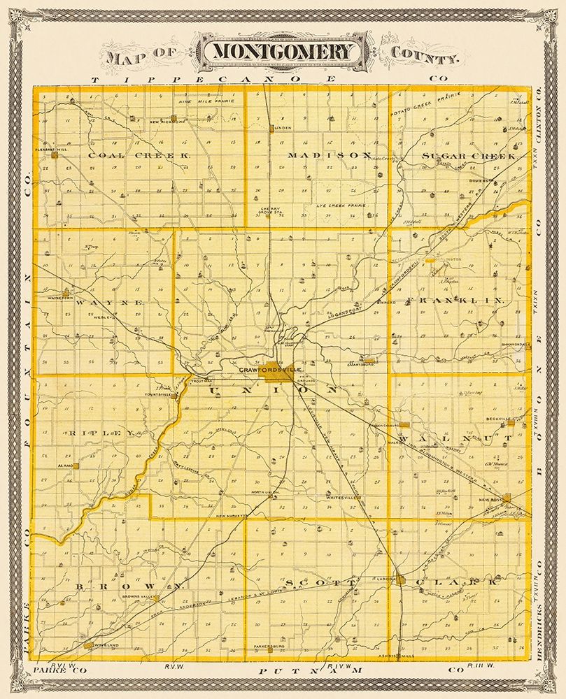 Montgomery Indiana - Andreas 1876