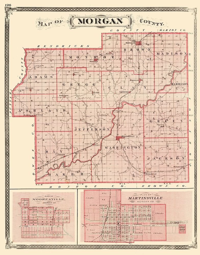 Morgan Indiana - Baskin 1876