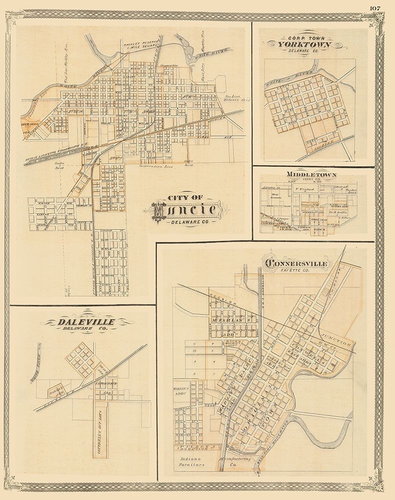 Muncie, Yorktown, Daleville, Middletown Indiana