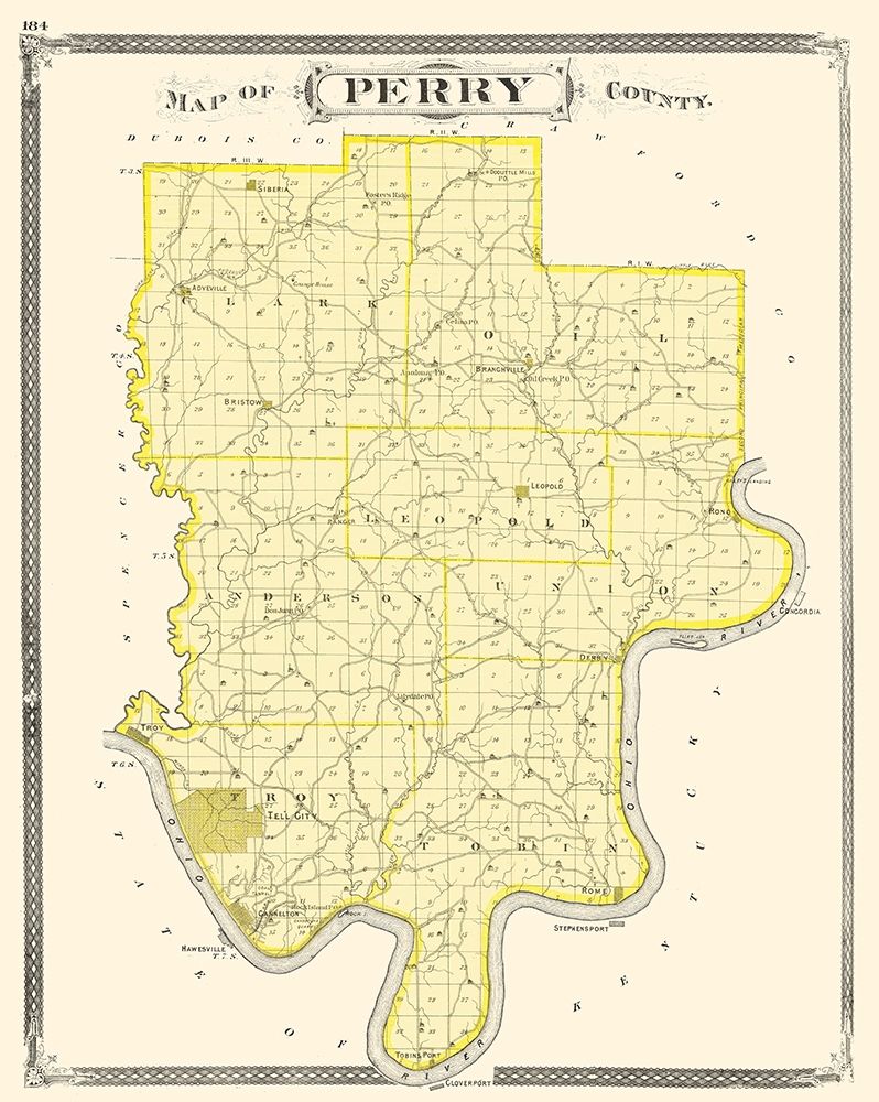 Perry Indiana - Baskin 1876