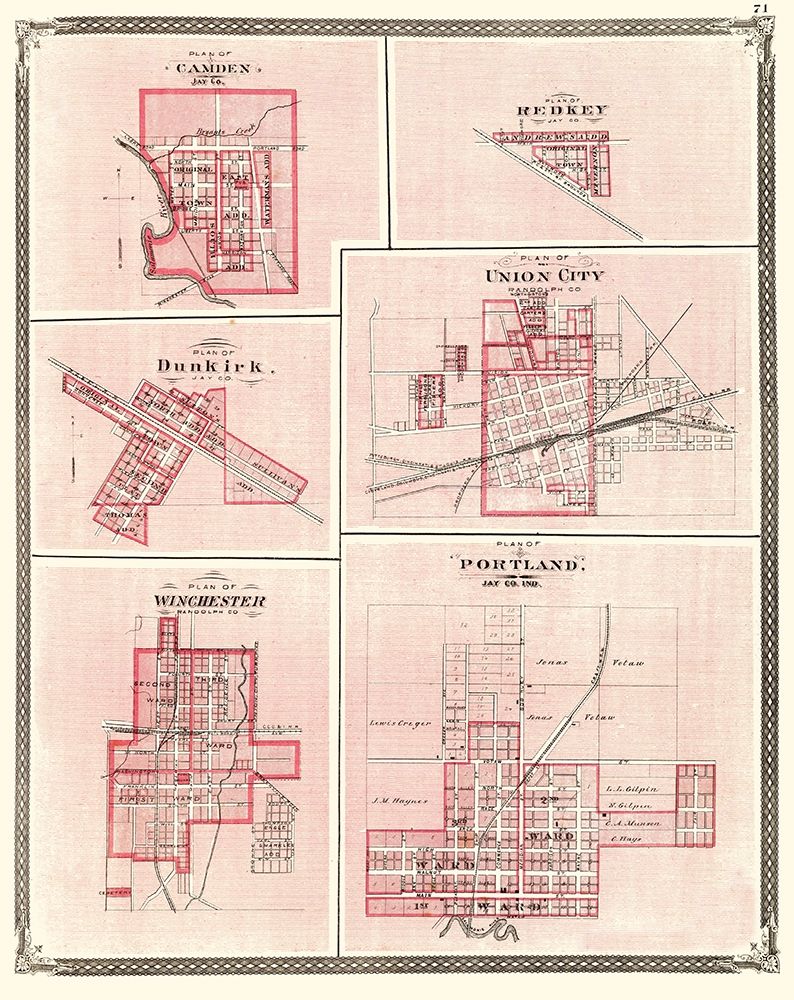 Portland Indiana - Baskin 1876