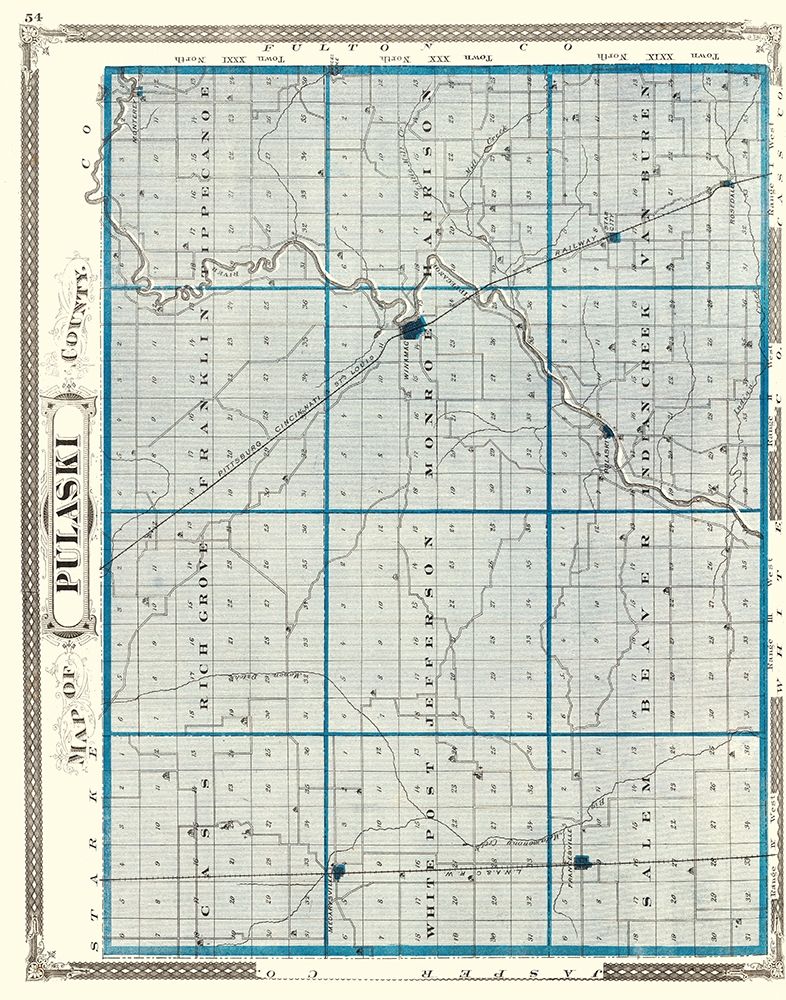 Pulaski Indiana - Baskin 1876