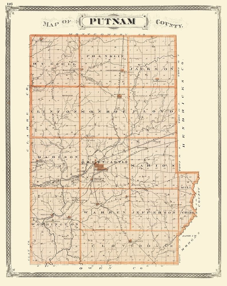 Putnam Indiana - Baskin 1876