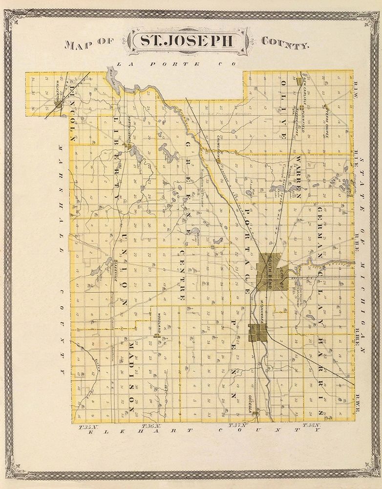 St Joseph Indiana - Andreas 1876