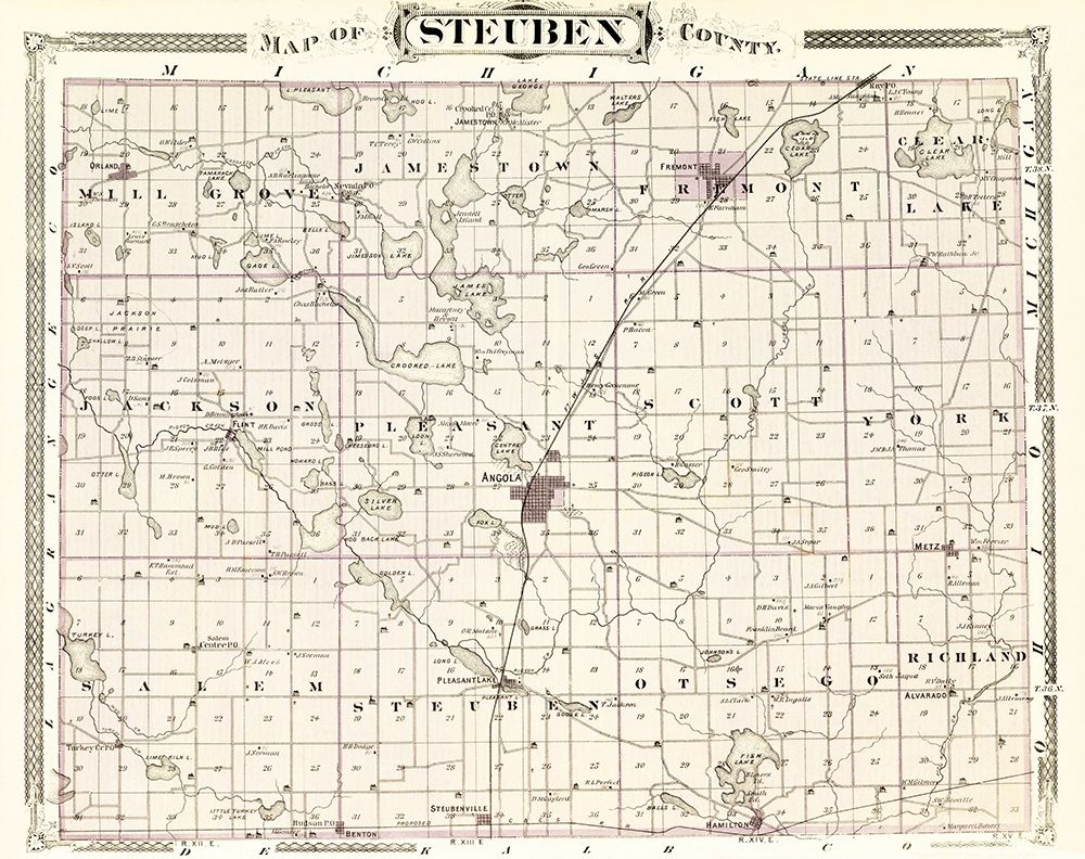 Steuben Indiana - Baskin 1876