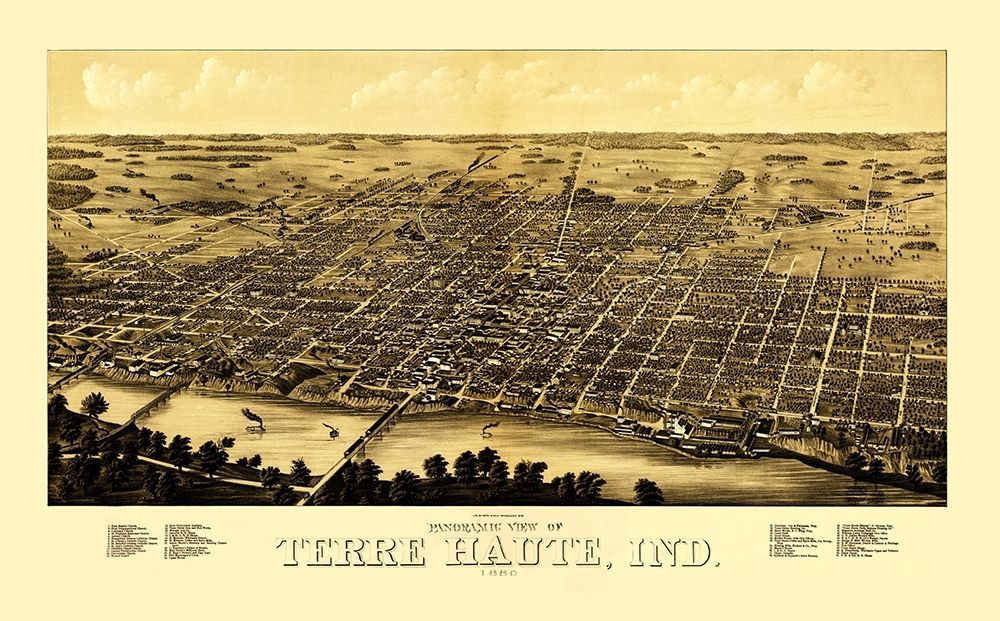Terre Haute Indiana - Beck 1880