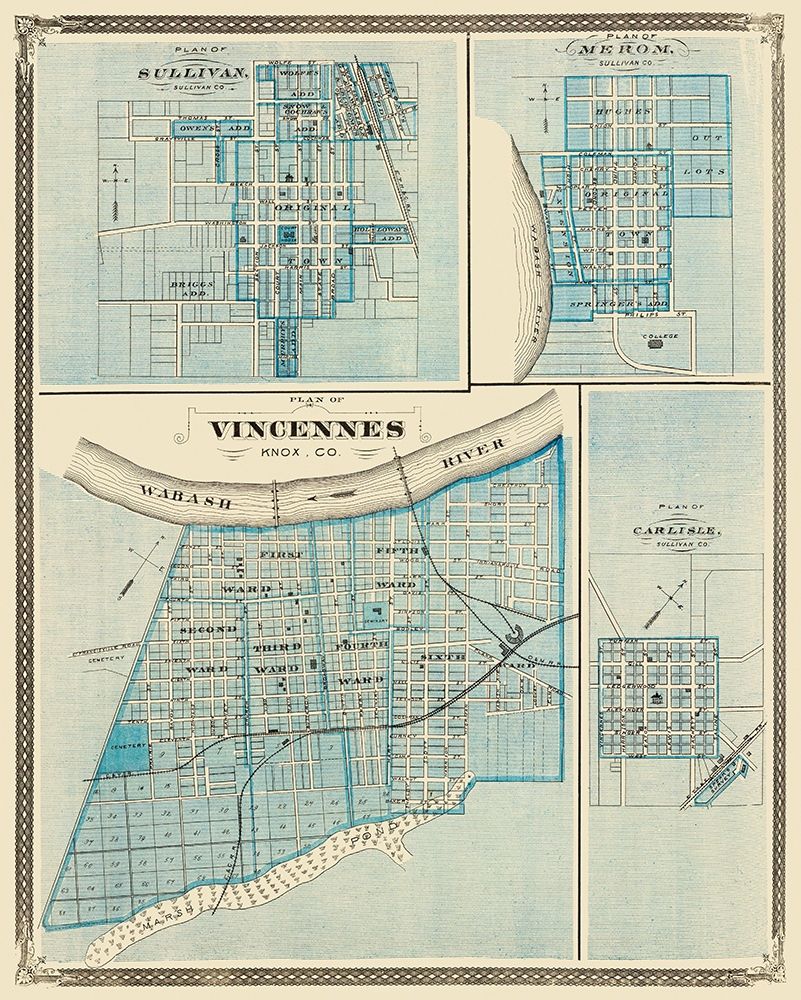 Vincennes, Sullivan, Merom, Carlisle Indiana
