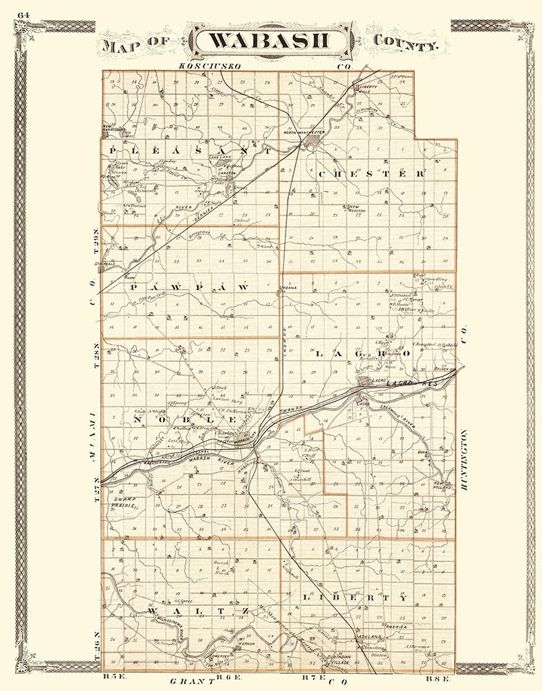 Wabash Indiana - Baskin 1876