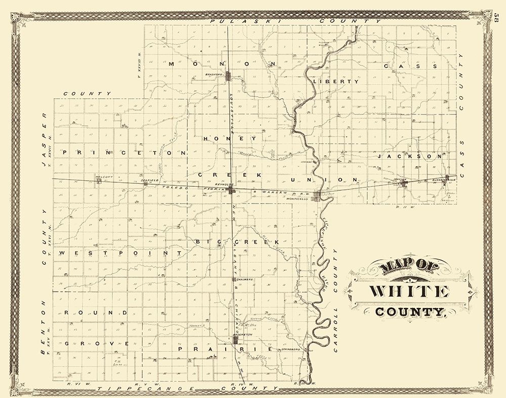 White Indiana Landowner - Baskin 1876