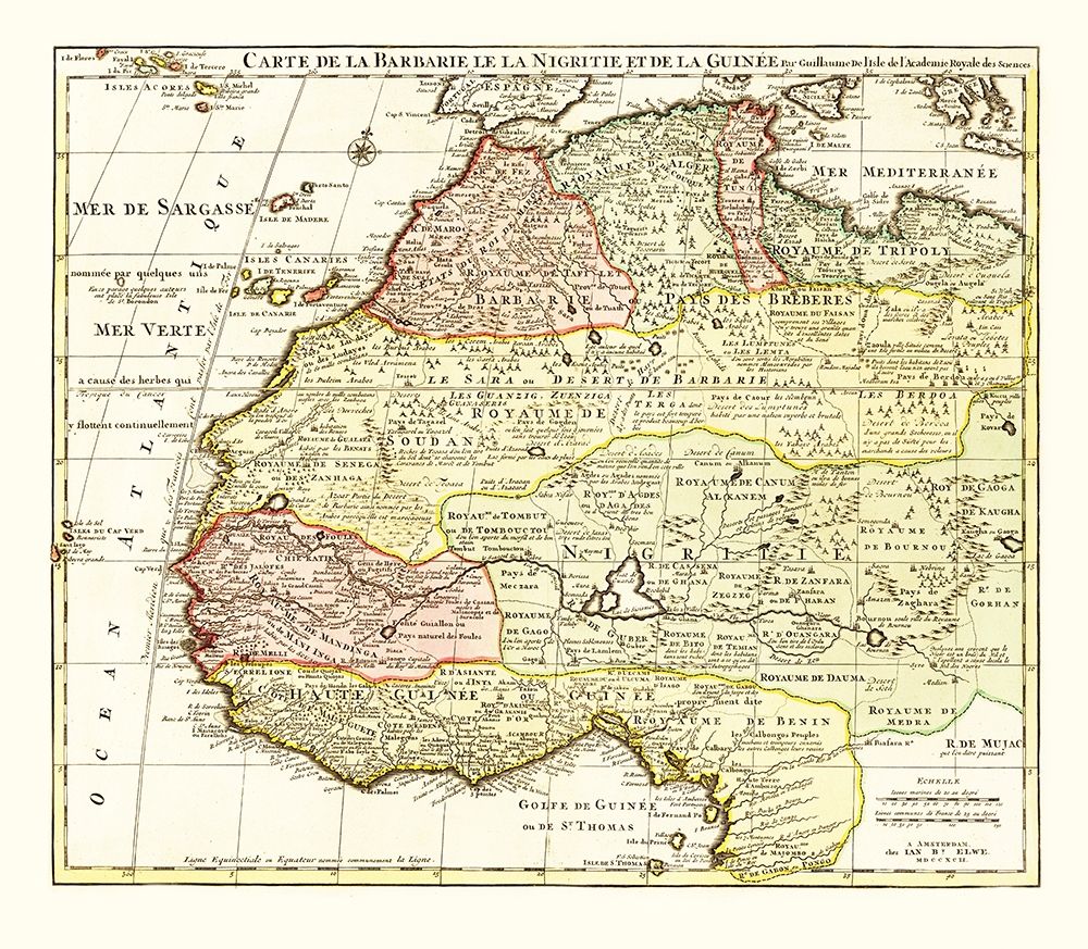 Northwestern Africa - Everett 1742