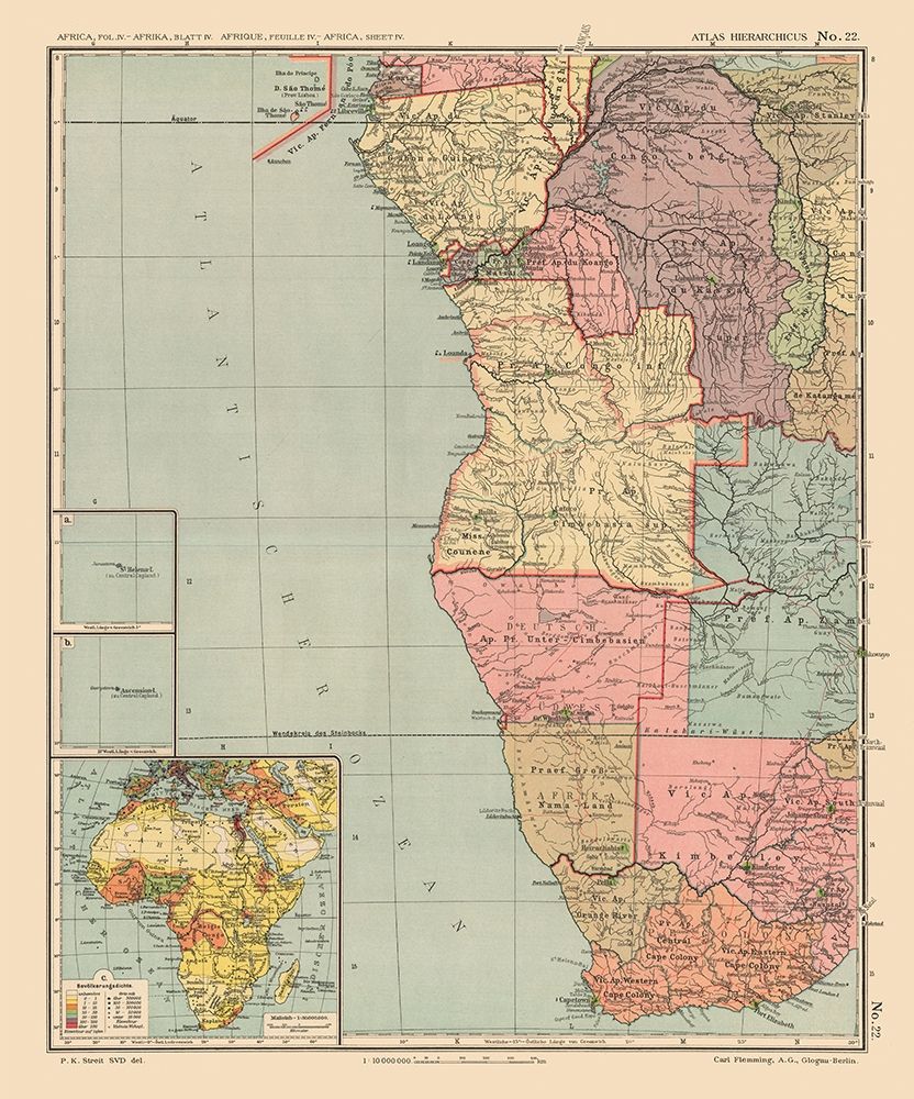 Southwestern Africa - Streit 1913