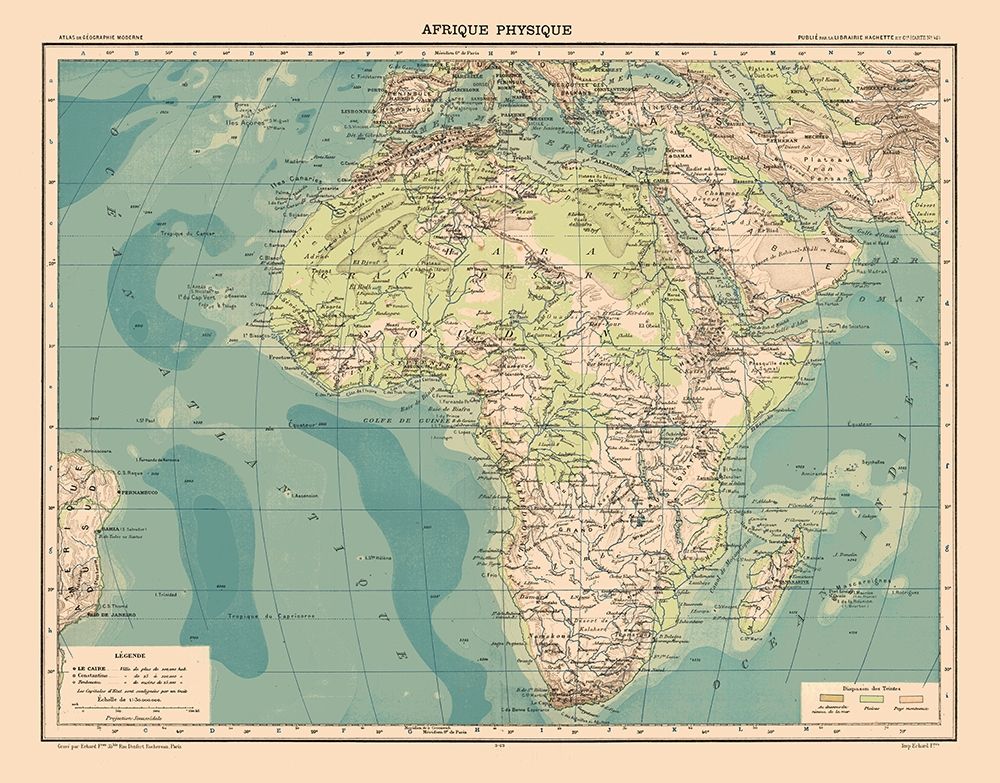 Physical Africa - Schrader 1908