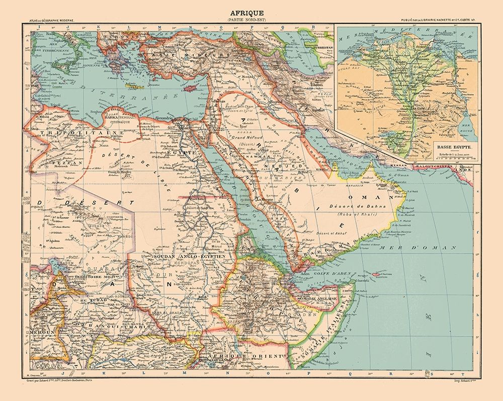 North East Africa - Schrader 1908