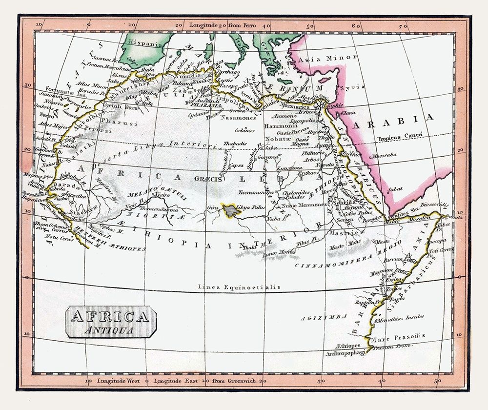 Northern Ancient Africa - Fenner 1830