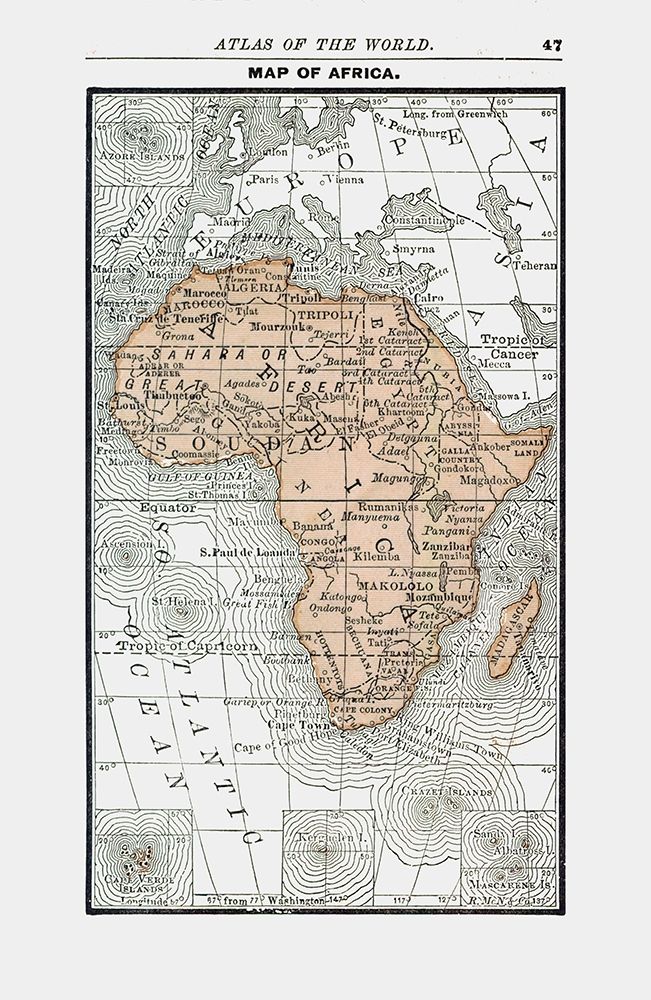 Africa - Alden 1886
