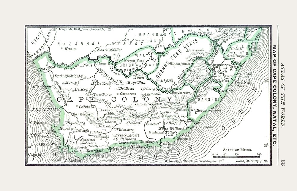 North Africa - Alden 1886